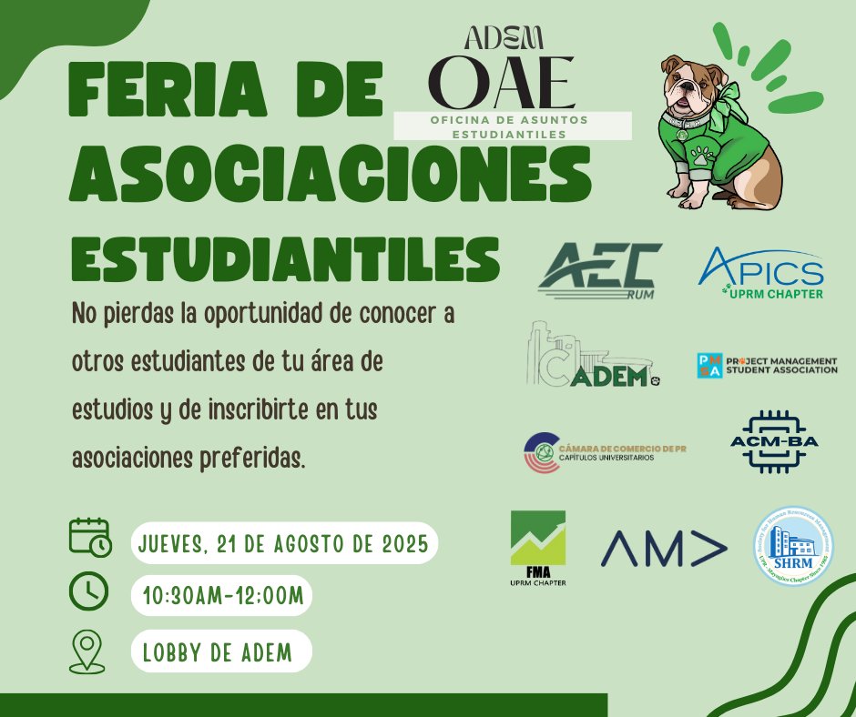 ADEM_UPRM (@adem_uprm) on Twitter photo 