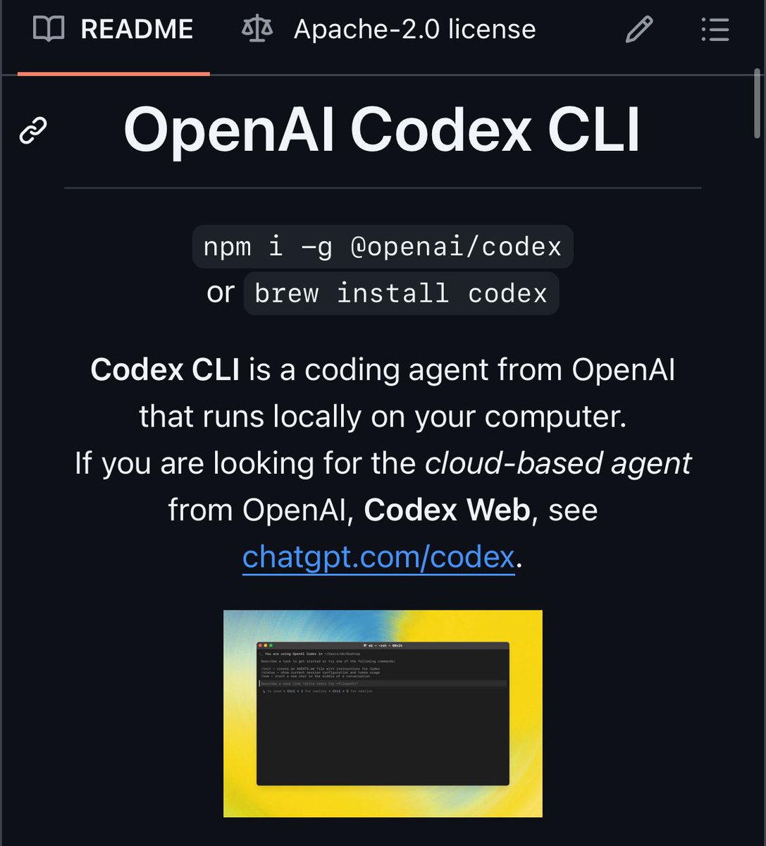 Lightweight coding agent that runs in your terminal.