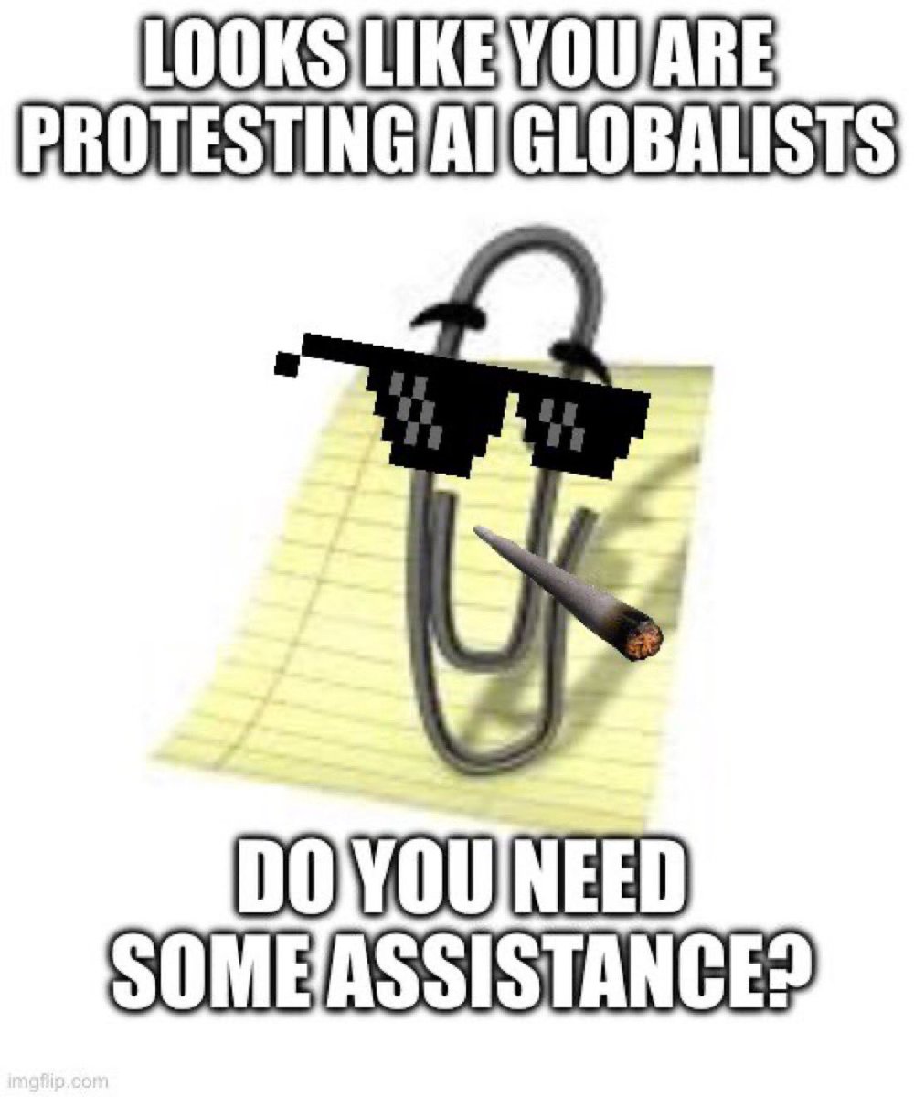 Clippy 抗议图片