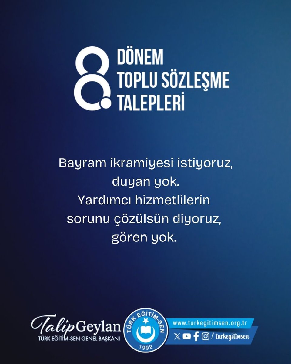 #MemurHakkınıİstiyor