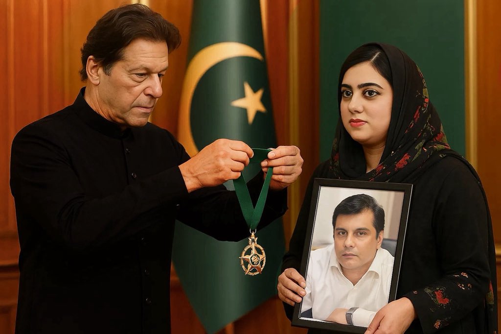 When Imran Khan returns as Prime Minister, Insha'Allah, he'll ensure justice for Arshad Sharif Shaheed and honour him with Pakistan's highest medal, recognizing his contributions and sacrifices.