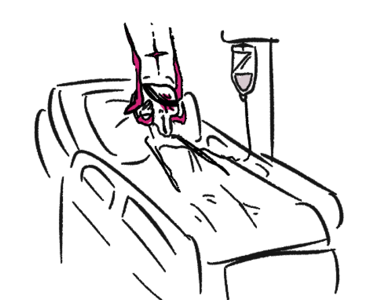 i feel sick af so here's subspace dying in a hospital bed #phighting