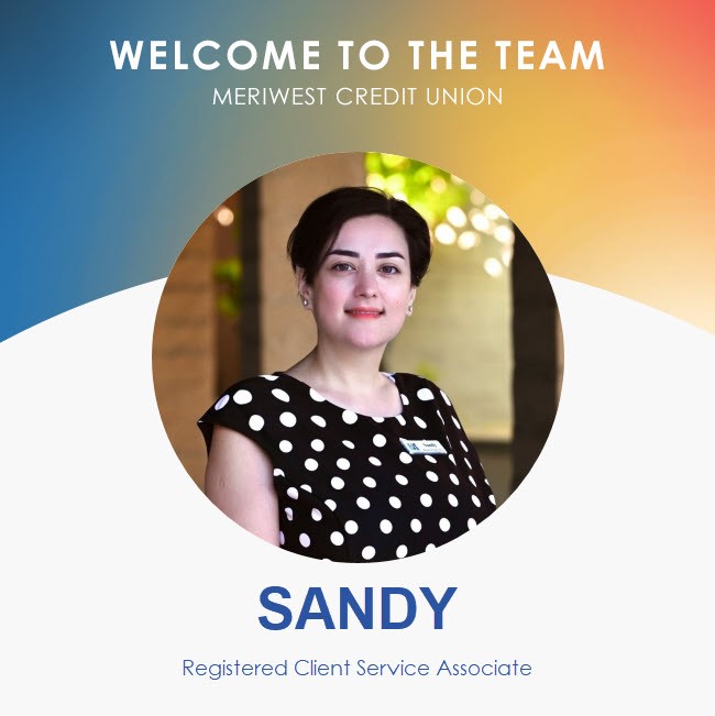 Meriwest Credit Union (@meriwest) on Twitter photo We are excited to welcome Sandy as our new Client Service Associate. 👏
Her dedication to exceptional member service and enthusiasm will be a valuable addition to our team. 
#NewHire #Hiring #CreditUnion #Jobs #Career We are excited to welcome Sandy as our new Client Service Associate. 👏
Her dedication to exceptional member service and enthusiasm will be a valuable addition to our team. 
#NewHire #Hiring #CreditUnion #Jobs #Career