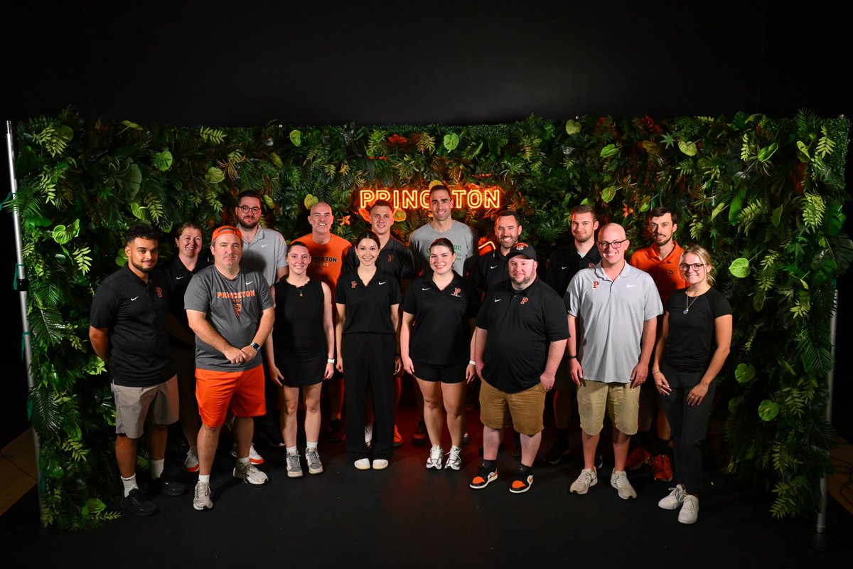 Shoutout to Princeton External on Day 1️⃣ of our 4️⃣ Fall Media Days!

All 🧡🖤 for this group and the collaboration to plan and organize these days for our student-athletes!