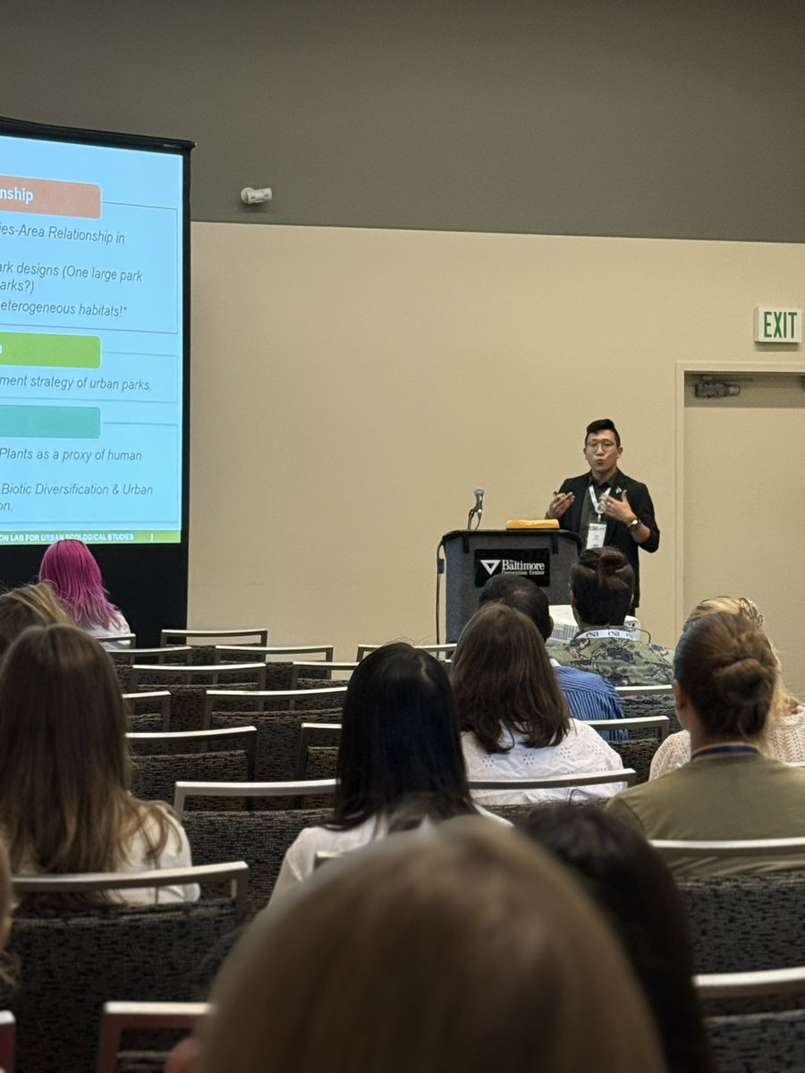 evanhjoo's tweet photo. 10 years ago, I attended @ecologicalsociety conference for the first time as an undergraduate student when I was at @stonybrooku and gave a poster presentation in Baltimore. https://t.co/qFGKjflAXq