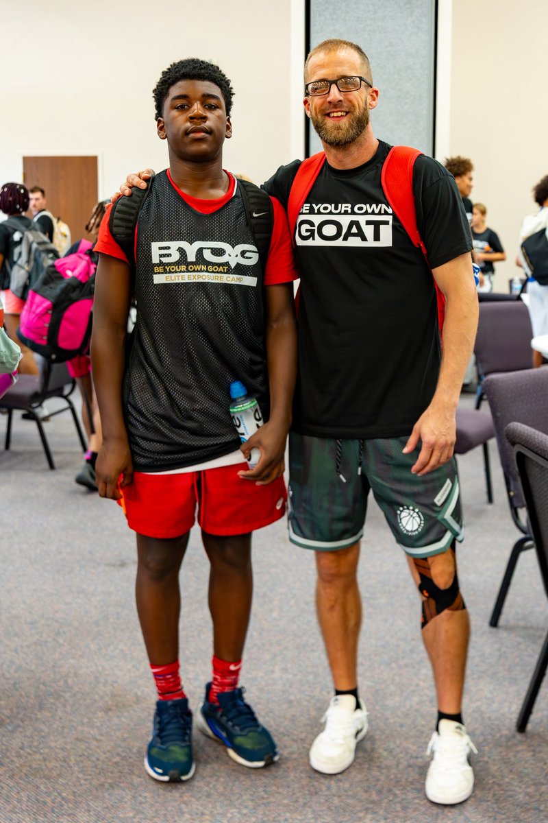 LoChalmers2028's tweet photo. School starts next week so I had to finish summer strong by training with the GOATs! 🐐 @94feetofgame @GanonBaker 
Thanks @coachjcahill @PapaBrum and all the wonderful staff at the @NCShowtime BYOG Elite Exposure Camp! #Basketball #BYOG #94FeetofGame #ballislife https://t.co/f3Co7keqiT