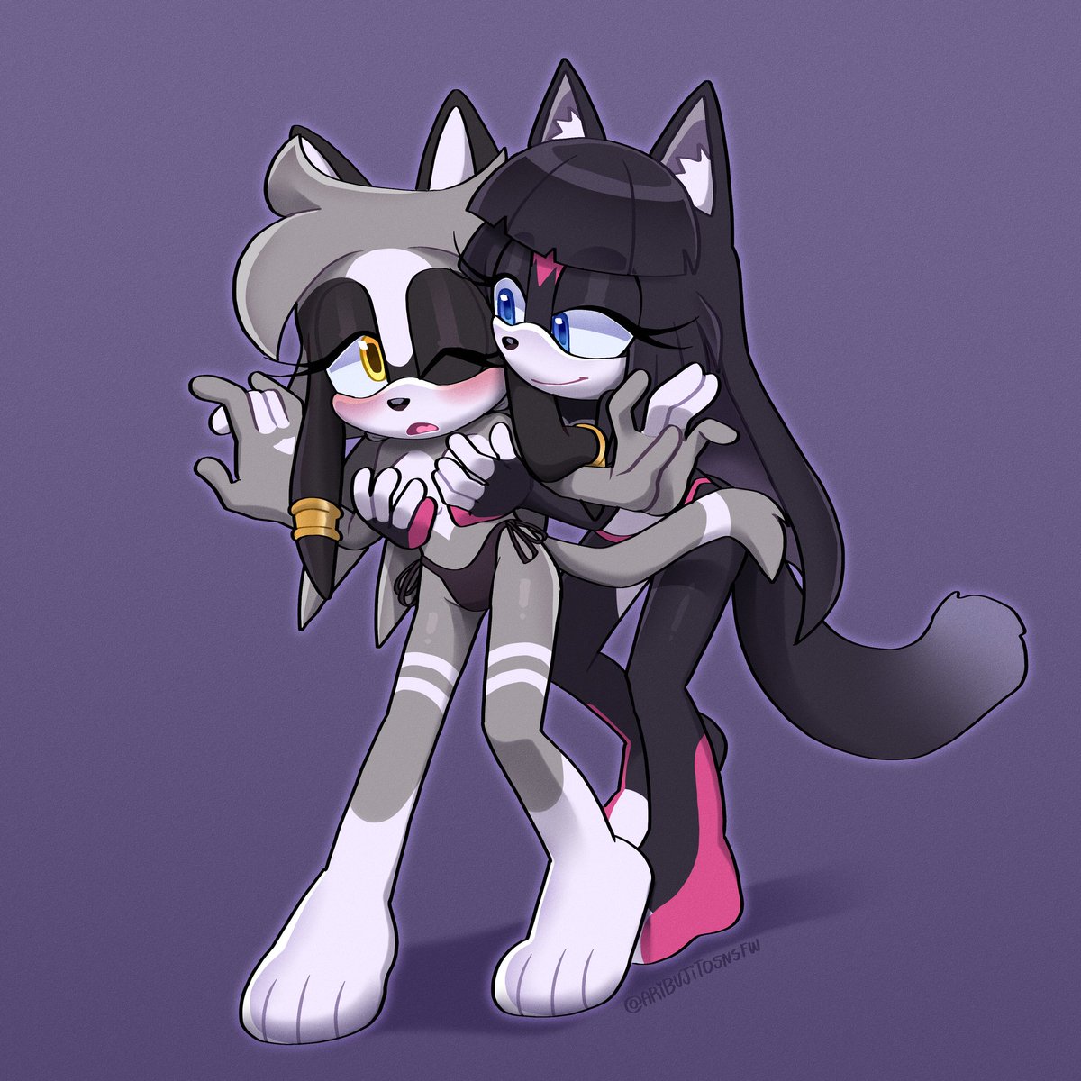 SESBIAN (cat) LEX???

art by @/AribujitosNsfw