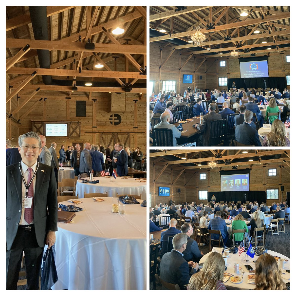Mizobuchi_JP's tweet photo. On August 13, 2025, I had the privilege of joining this year’s Midwest Agricultural Export Summit in Sioux Falls, hosted by South Dakota Trade under the leadership of its dynamic President & CEO, Jesse Fonkert (@JesseFonkert). Jesse not only guided the summit’s program but also graciously hosted the speakers’ dinner on August 12, attended by Governor Larry Rhoden (@GovLarryRhoden), creating a warm atmosphere that fostered meaningful dialogue and strengthened connections.

As Consul General of Japan in Chicago, with South Dakota among the ten states I cover, it was inspiring to see the state’s agricultural leaders, policymakers, and experts shaping a more prosperous and resilient future. Japan is already a trusted partner and an important market for U.S. agricultural products, including high-quality beef, pork, and corn. In 2024, Japan imported approximately $85 million worth of goods from South Dakota, making it the state’s fourth-largest export market. Japan is also the third-largest investor in South Dakota, underscoring the strong economic ties between our regions.

Looking ahead, I am confident that, through platforms like this summit and under the visionary leadership of South Dakota Trade, we can deepen our collaboration to benefit farmers, consumers, and communities in both Japan and South Dakota.

#AgTrade #JapanUSRelations #SouthDakotaAgriculture #FoodSecurity #SustainableFarming #AgInnovation #GlobalPartnerships #BeefPorkCorn #MidwestExports #InternationalTrade #JapanSouthDakota