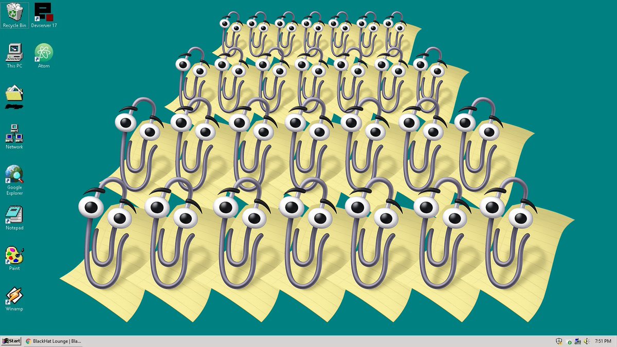欢迎 Clippy 运动的表情包