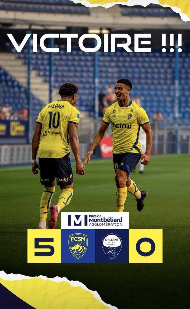 Tu régales <a href="/FCSM_officiel/">FC Sochaux-Montbéliard</a> 💛💙
#fcsmuso