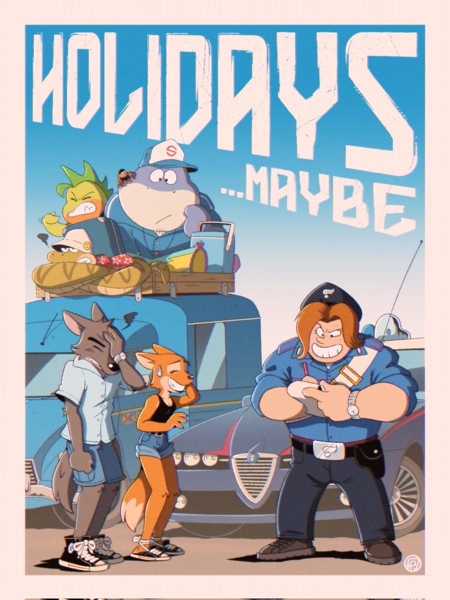Oh no, Diane went too fast and she got a ticket... Bad, bad guys!