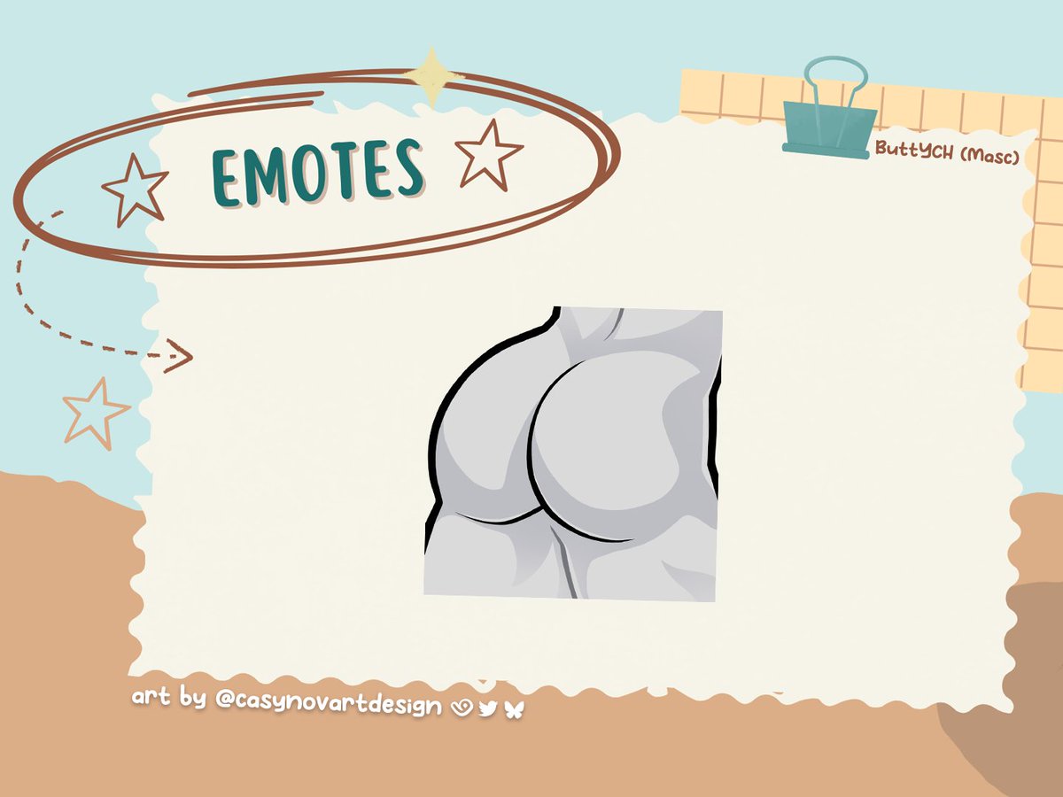 🍑💪 LETS SHOW SOME MAN BUTT LOVE! 💪🍑

🎉 24-HOUR YCH GIVEAWAY 🎉
Win a custom masculine VTuber butt emote! 😏✨
Follow, RT/like, and reply with your character to enter! ⏰🔥

ENDS 8/16/25 @ 4 PM EST