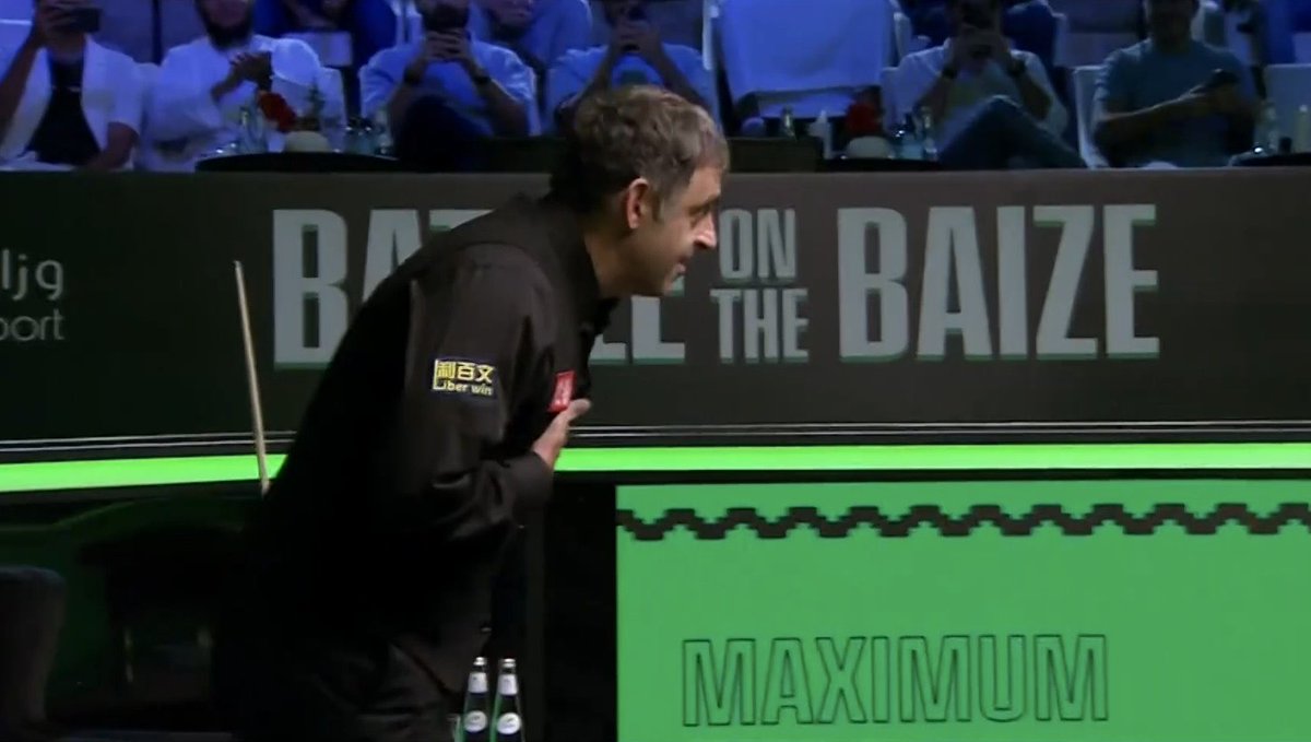 THAT IS OUTRAGEOUS! 

Ronnie O'Sullivan with his second 147 of the night! 🚀