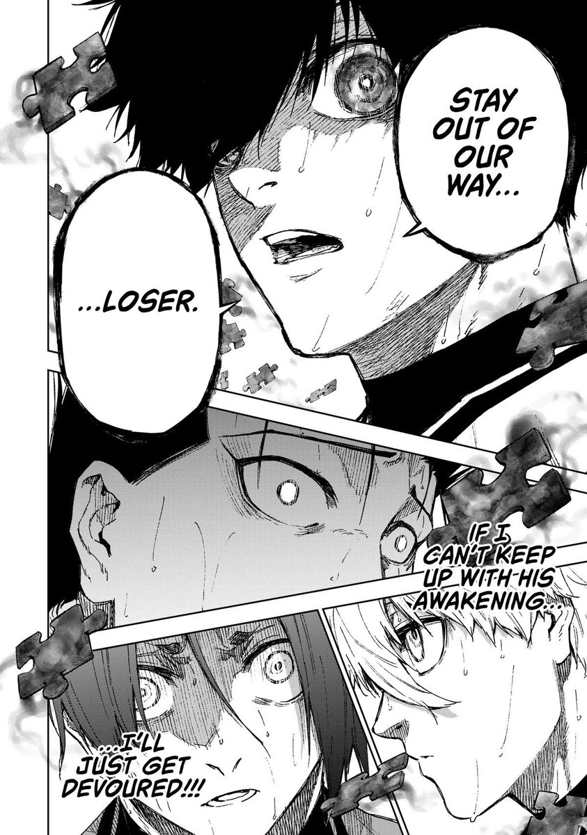 Theworldwuw's tweet photo. Bro Isagi looks so evil for reo pov like damn man 😭😭😭 #Klock https://t.co/YJmyeGbR4z