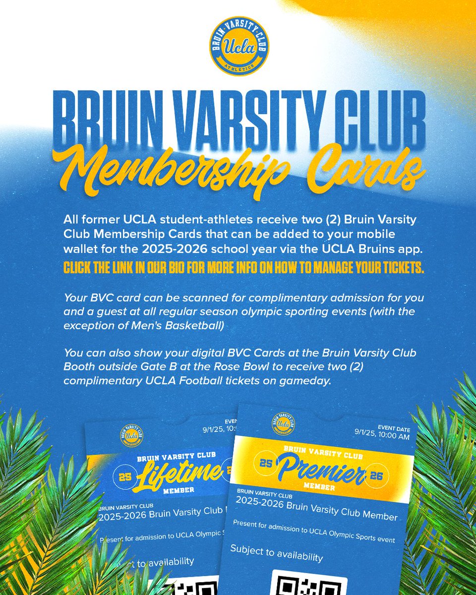 Bruin Varsity Club tweet media