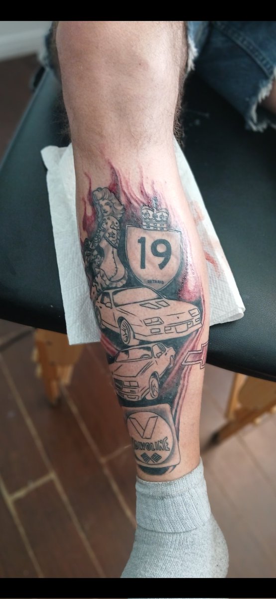 Nosnamatu's tweet photo. What i did on the livestream today.
$TATT #TattooToken
#dukesofhazard #generallee makin the jump.
#carshit
When all the black and grey is done , we colour. https://t.co/bQ8nYa88J7