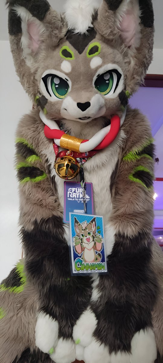 Niu_Ears_Up's tweet photo. Would you like to ring my bell?
Pict that @SnowForever2112 took me during #FurRaymi #FursuitFriday https://t.co/c2lbL6lpbc