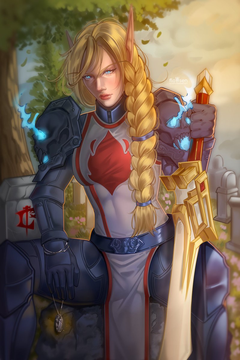 One of my other OC's - Julia Sunstriker - working alongside Kara's nemesis 
Drawn by the super talented <a href="/flowsenart/">Flowsen</a> and always loving her work!