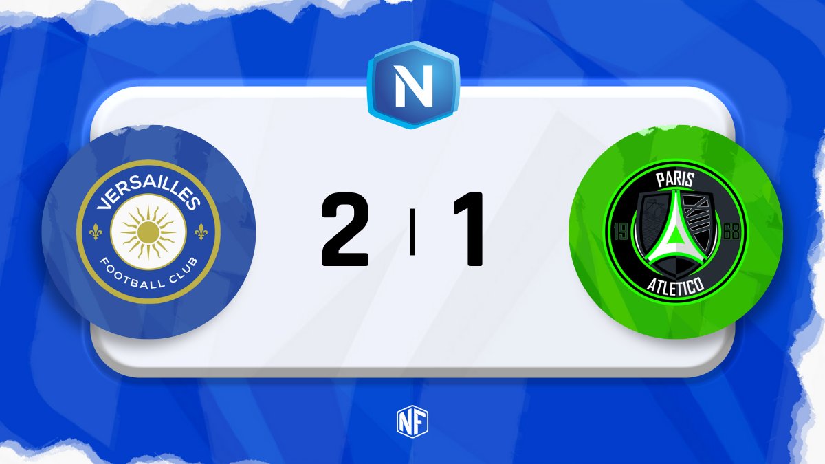 VERSAILLES REMPORTE LE DERBY D'IDF ⚜️

Ils ont eu une frayeur après l'égalisation de Zinga mais un but de Shelton Guillaume à la 90' a permis au Versaillais de décrocher la victoire contre Paris 13 ce soir !

Le FCV c'est 2 victoires en 2 matchs ! 6 points sur 6 ✅️🫡