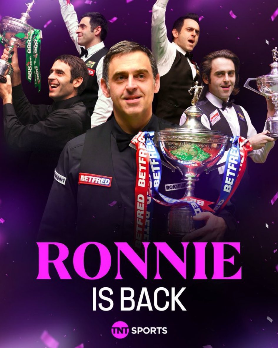 Ronnie O’Sullivan has gone wild 🚀🚀
He  made two maximum break in a single match!