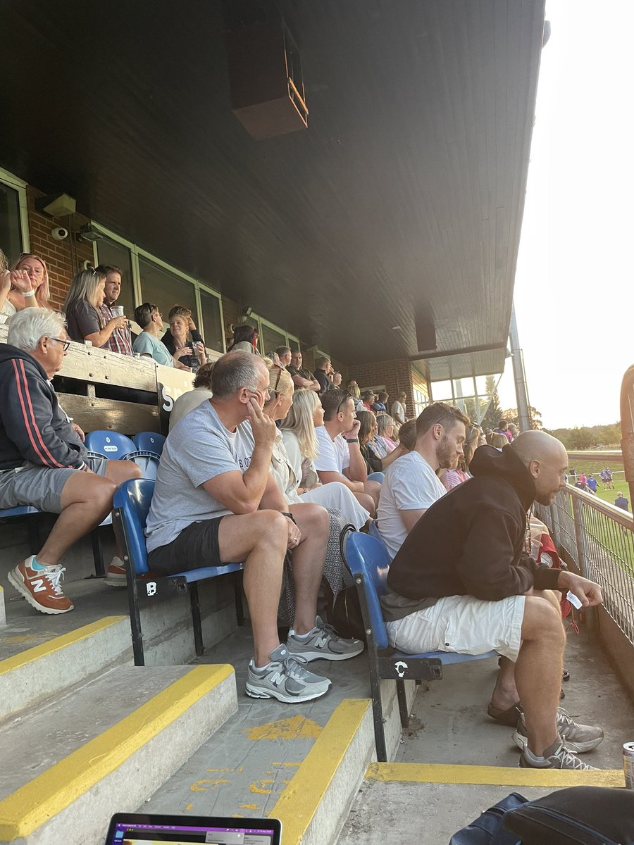 MaccRugby's tweet photo. HT: 7-26

Very much @SaleFC ‘s 20 there with a maul over try and pegging back macc into mistakes to get field position and score. Billy Birkett with Macc’s score!!

Entertaining stuff! Big crowd! Sun ☀️ is out!!

Rugby is back at Priory Park!! https://t.co/KhZbh5qEy0