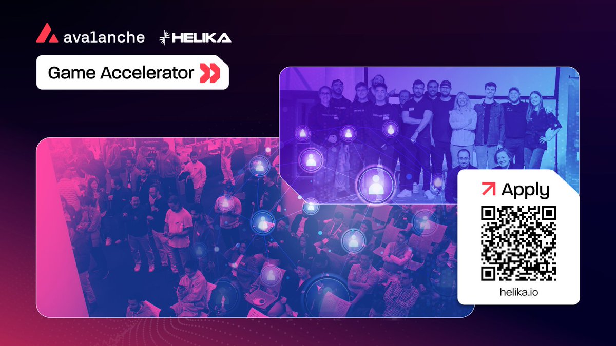 HELIKA (@helikagaming) on Twitter photo Funding is important. Mentorship is valuable. Community is what truly lasts 🌍
That’s why our Avalanche x Helika Game Accelerator puts alumni network and community-building at its core – where teams keep collaborating, sharing opportunities, and growing together. And we continue Funding is important. Mentorship is valuable. Community is what truly lasts 🌍
That’s why our Avalanche x Helika Game Accelerator puts alumni network and community-building at its core – where teams keep collaborating, sharing opportunities, and growing together. And we continue