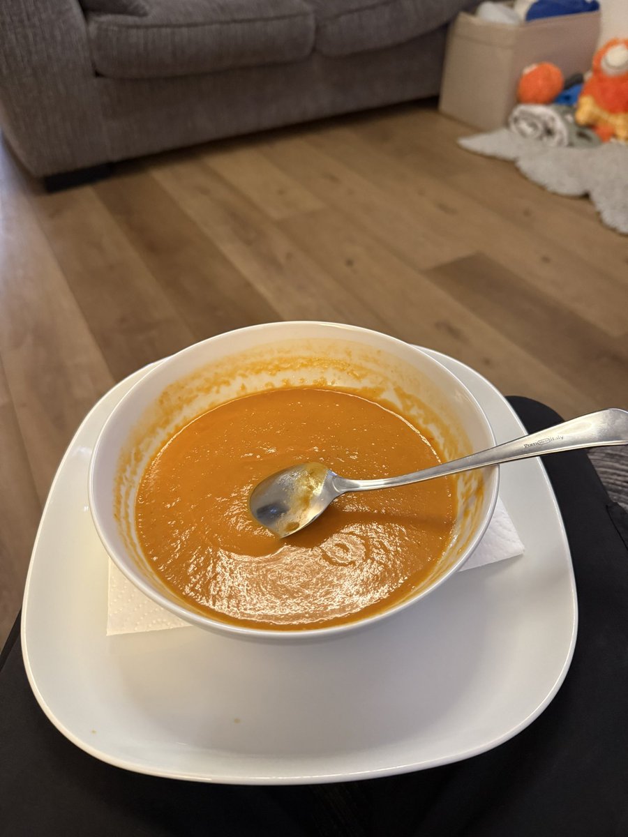 Home grown and made tomato soup, basics in life, thank you my wife x