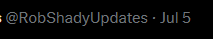 Rob Shady Updates Updates tweet media