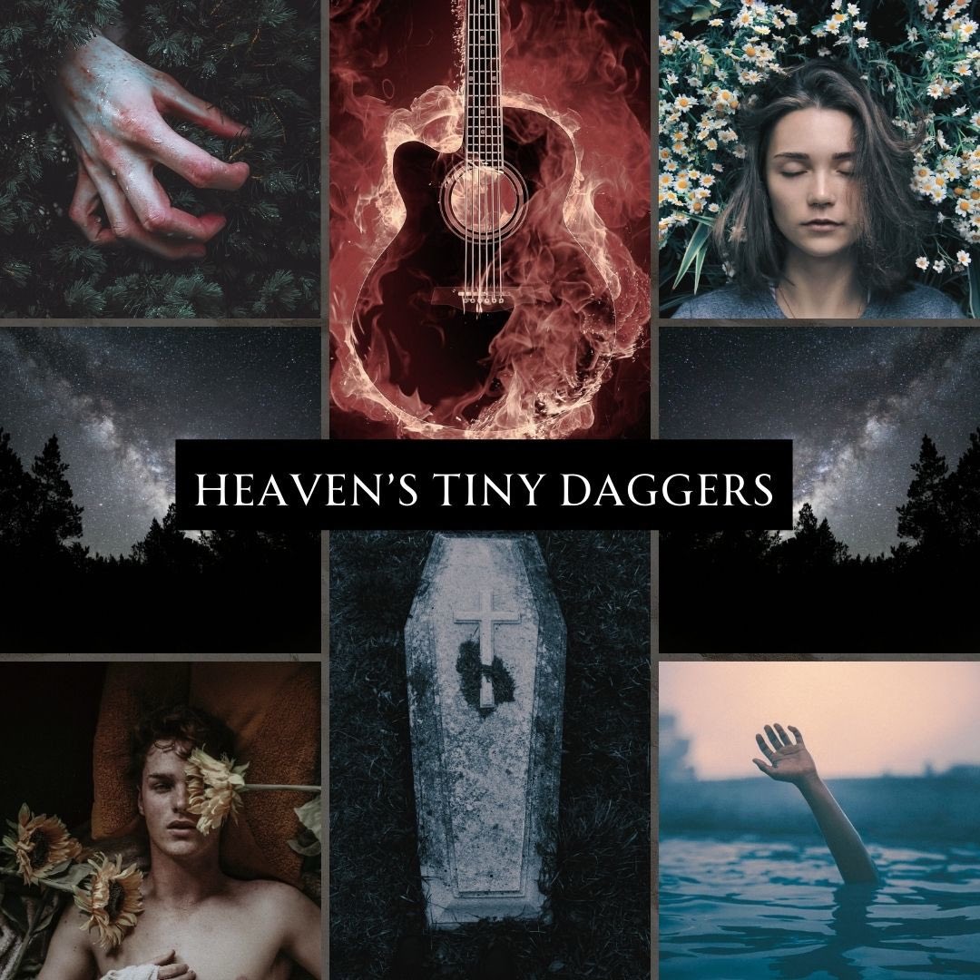 ☂️ACADEMY x DON’T LET THE FOREST IN
Notorious rockstar/bisexual disaster, Aster makes a habit of dying… a lot.The demon he sold his soul to for fame might have his answers as to why, but crashing her artists retreat to find them will shatter his every belief. #QueerPit #A #H #DF