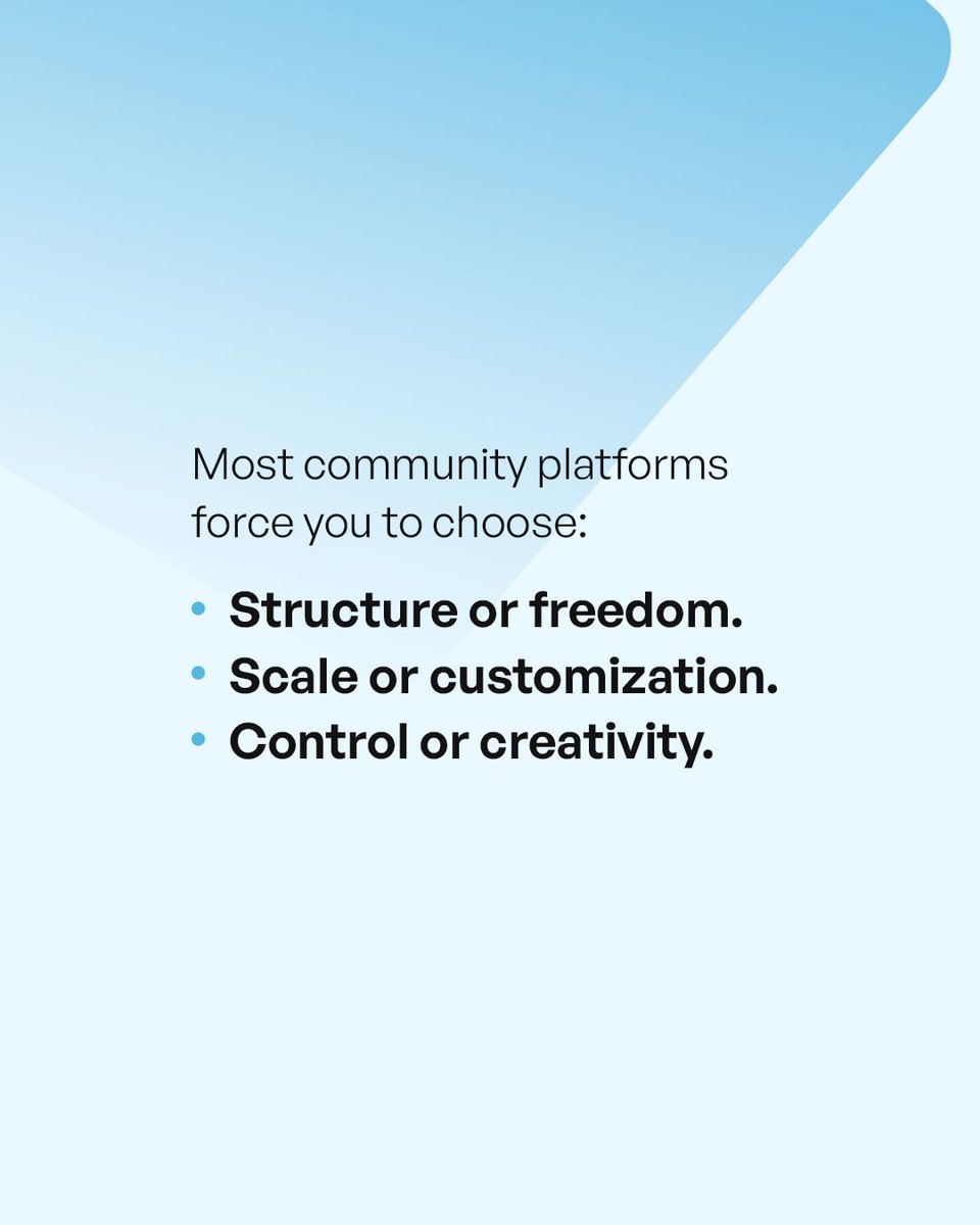 brandchamphq's tweet photo. Most platforms make you pick: structure or freedom.
With BrandChamp, you don’t have to.
Scale your community your way, with flexible workflows, rewards, and messaging.
You’re in control. Always.
👉 See how it works. https://t.co/5icAHAo07C
