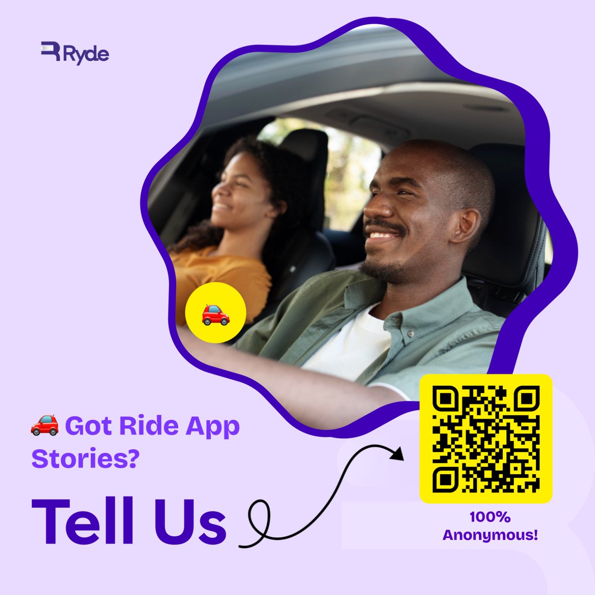 Your ride app tales deserve the spotlight.
Funny, awkward, wild, we want them ALL 🚘💨
It’s 100% anonymous 👀
Scan the QR code or use the link below and spill the tea 🍵 tellonym.me/accraresourcec…

#RideAppConfessions #TellUsEverything #FYP #ForYou #Viral #Trending #Rydechain