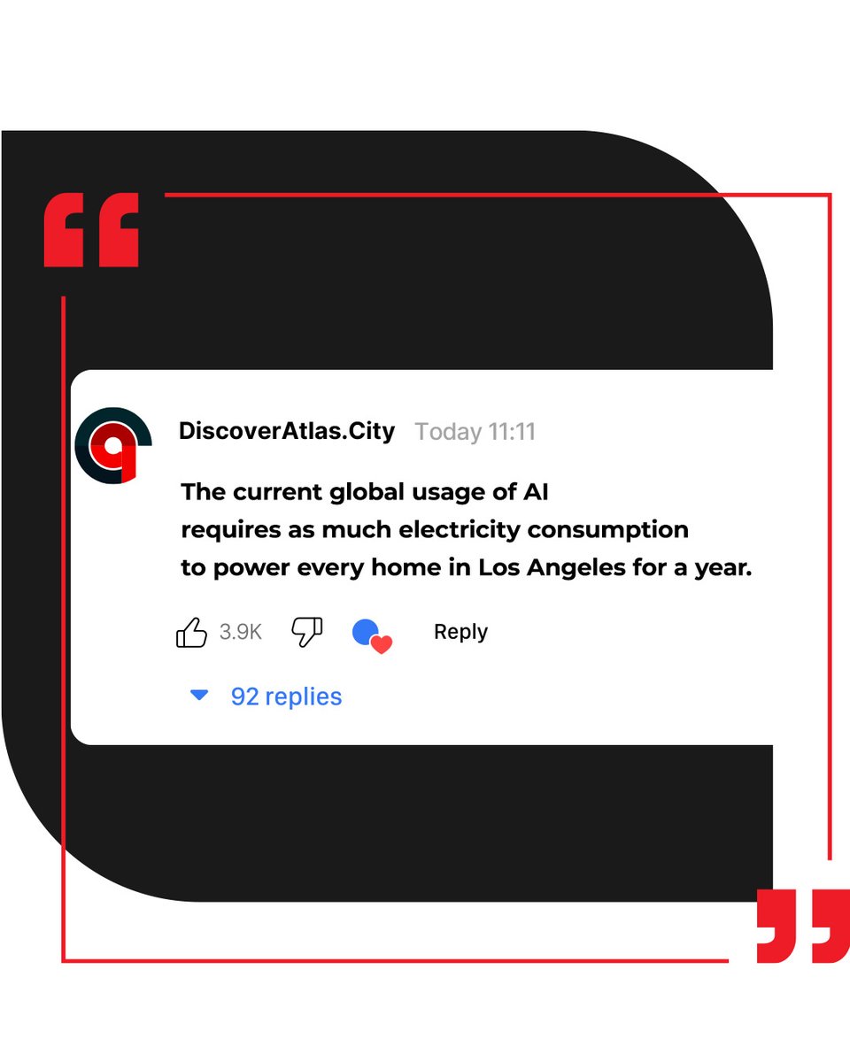 TLAS_Discovery's tweet photo. The rapid growth of artificial intelligence (AI) poses a major challenge to our electricity supply. https://t.co/3JKSOrYJti