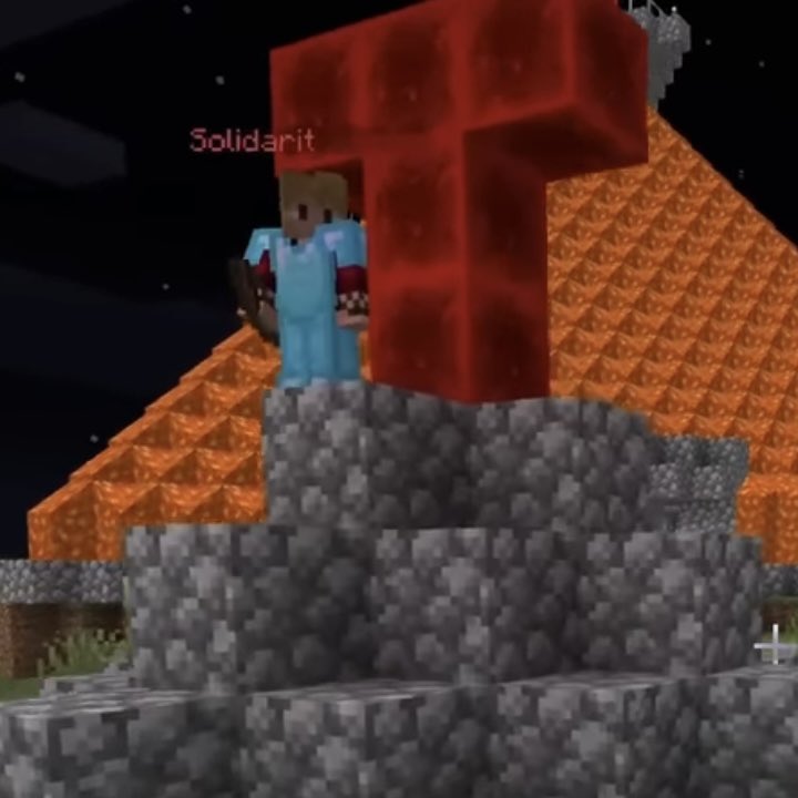 jimmy hiding under tango’s monument for protection from the phantoms oh im SICK