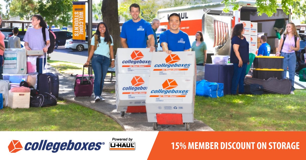 phikappaphi's tweet image. 🎓 Moving for college? 📦 Phi Kappa Phi members get 15% off storage with Collegeboxes! From packing to shipping, enjoy secure storage, professional movers, and discounted shipping rates. Learn more ➜ bit.ly/4lI5f4G #MemberDiscount #CollegeMove