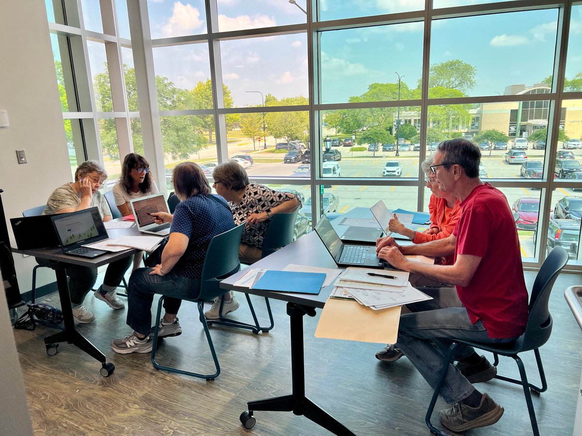 Big thanks to the Martha Ibbetson Chapter of the DAR in Elmhurst for joining our Genealogy Club today! Their volunteers helped patrons start family trees, answered research questions, and uncovered amazing family stories.