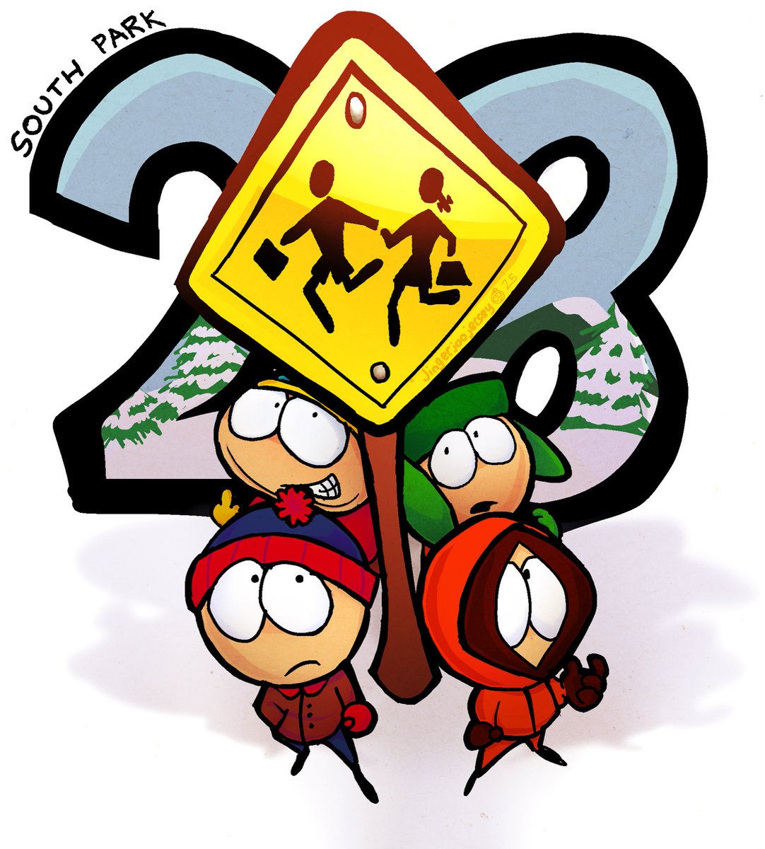 posting this late ahh hell but happy belated South Park anniversary BOOYAH 🔥
#southpark #southparkday #southparkfanart