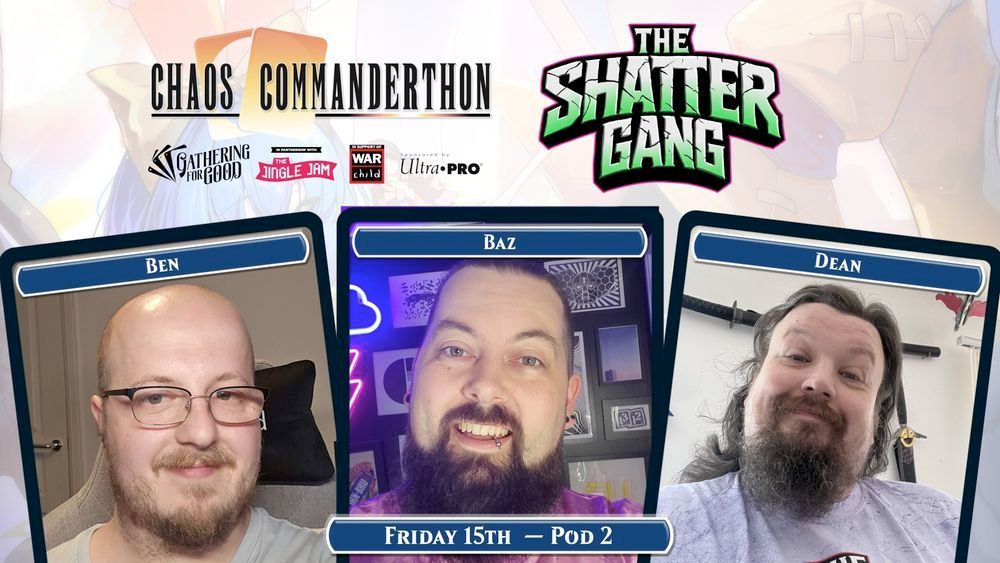 The Shattergang 🔜 Commandfest Birmingham (@shattergangedh) on Twitter photo We're be live in 15 mins with <a href="/miabyte/">Miabyte 🎙Now posting on miabyte.bsky.social</a> raising funds for @warchilduk #GatheringForGood twitch.tv/miabyte We're be live in 15 mins with <a href="/miabyte/">Miabyte 🎙Now posting on miabyte.bsky.social</a> raising funds for @warchilduk #GatheringForGood twitch.tv/miabyte