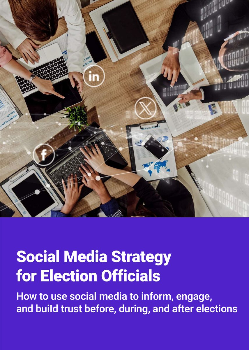 smartmatic's tweet image. Social media = where voters go for info. Smartmatic’s new handbook “Social Media Strategy for Election Officials” helps election authorities build trust, fight misinformation and deliver clear updates—before, during &amp;amp; after voting. Download the free guide bit.ly/3Hcplpi