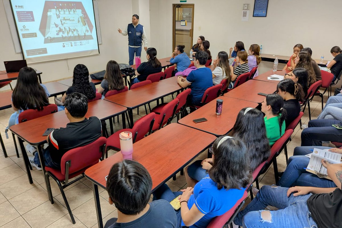 IEE Sonora (@ieesonora) on Twitter photo En la Universidad de Sonora, campus Navojoa, estudiantes de las licenciaturas en Derecho y Contaduría Pública participaron en una plática de socialización sobre la Organización Electoral, impartida por integrantes del Servicio Profesional Electoral Nacional (SPEN) del <a href="/IEESonora/">IEE Sonora</a>. En la Universidad de Sonora, campus Navojoa, estudiantes de las licenciaturas en Derecho y Contaduría Pública participaron en una plática de socialización sobre la Organización Electoral, impartida por integrantes del Servicio Profesional Electoral Nacional (SPEN) del <a href="/IEESonora/">IEE Sonora</a>.