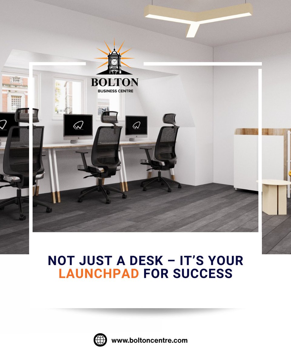 BoltonBusiness's tweet image. Your workspace is more than just a desk — it’s your launchpad for success. Bolton Centre offers modern, fully equipped offices with high-speed internet, and ergonomic furniture.
📍 Visit: boltoncentre.com
📧 Email: info@boltoncentre.com

#LaunchpadForSuccess #Workspace