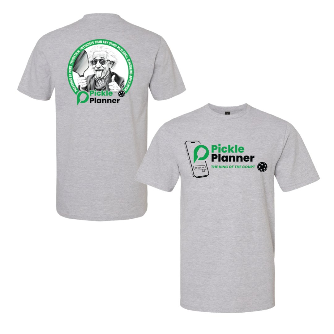 PicklePlanner's tweet photo. New merch alert! This shirt pairs well with dinks, smashes, and perfectly timed reservations. https://t.co/WADkzlUQWk