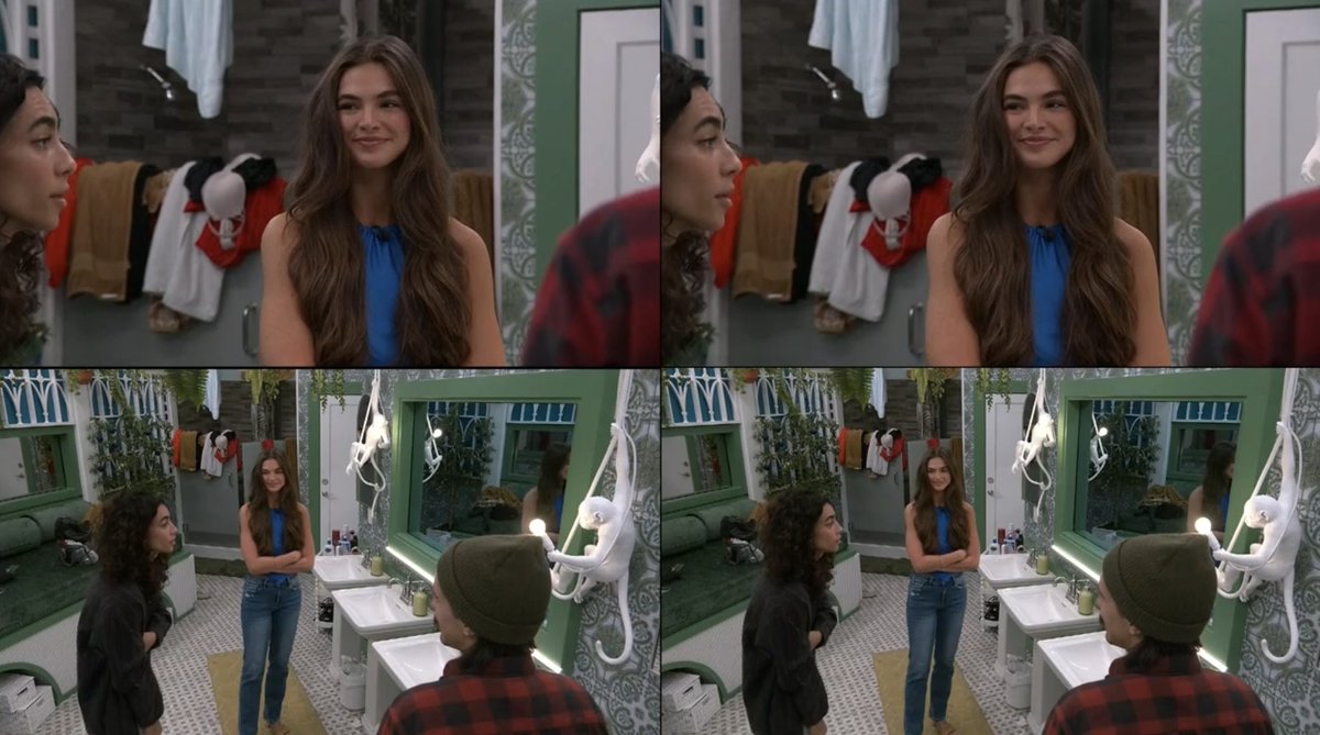 BB_Updates's tweet photo. Vince- I think she (Rachel) is going to make a snarky comment about "next time you and your friends want to talk about planning jury, you might want to get there first". Morgan- I'm sure but my intention was to protect her. Vince- It was a checkpoint #BB27 https://t.co/wM9v7tTSor