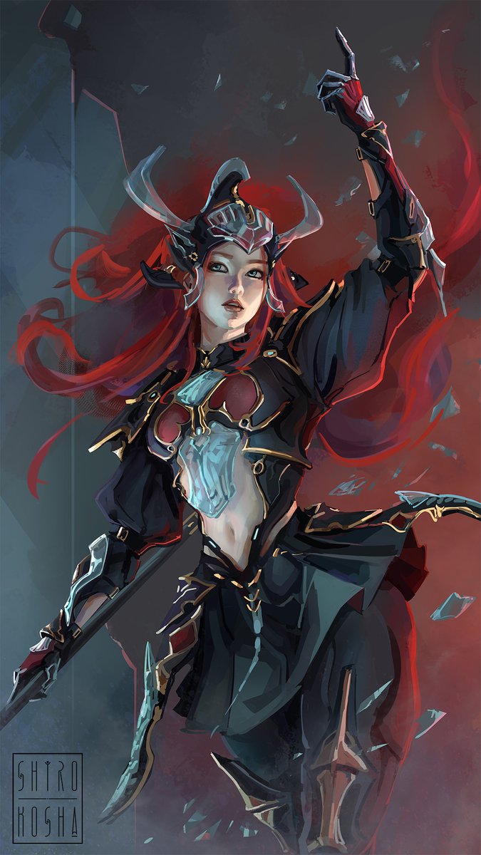 shiro_kosh_a's tweet image. 🔹Gara | Fragility &amp;amp; Strength🔹

#warframe #digitalart