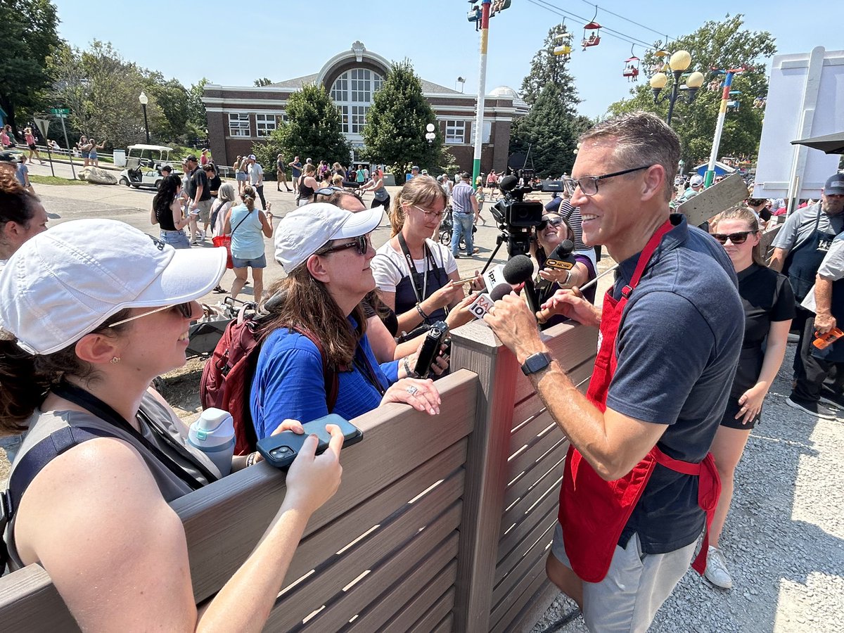 Randy Feenstra (@randyfeenstra) on Twitter photo In between flipping pork chops and pork burgers at the <a href="/IowaPork/">Iowa Pork Producers</a> tent, I answered a few questions from the media.
I’m eager to share our conservative message of growing the economy, investing in our Main Streets, and taking Iowa to new heights! In between flipping pork chops and pork burgers at the <a href="/IowaPork/">Iowa Pork Producers</a> tent, I answered a few questions from the media.
I’m eager to share our conservative message of growing the economy, investing in our Main Streets, and taking Iowa to new heights!