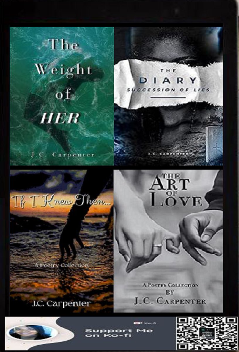 PLEASE SUPPORT  

The Weight of HER
amazon.com/dp/0982165048/
The Diary
amazon.com/dp/B09C7S7LFJ
If I Knew Then 
amazon.com/dp/B0C72C1JT3
The Art Of Love  
amazon.com/dp/B09JTY4J65

#Everyone #share #books #socialmedia #WritingCommunity #authorscommunity #writerslift #BookTwitter