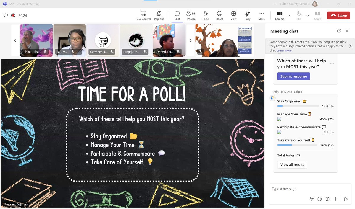 Smiles, cheers, and a sprinkle of wisdom 🎉 FAVE’s First Friday Town Hall kicked off with happy faces and awesome tips for a successful school year! 💡📚 #FAVEFamily #FirstFriday #theFAVEway <a href="/FultonCoSchools/">FultonCountySchools</a> <a href="/FCS_FAVE/">Fulton Academy of Virtual Excellence</a>