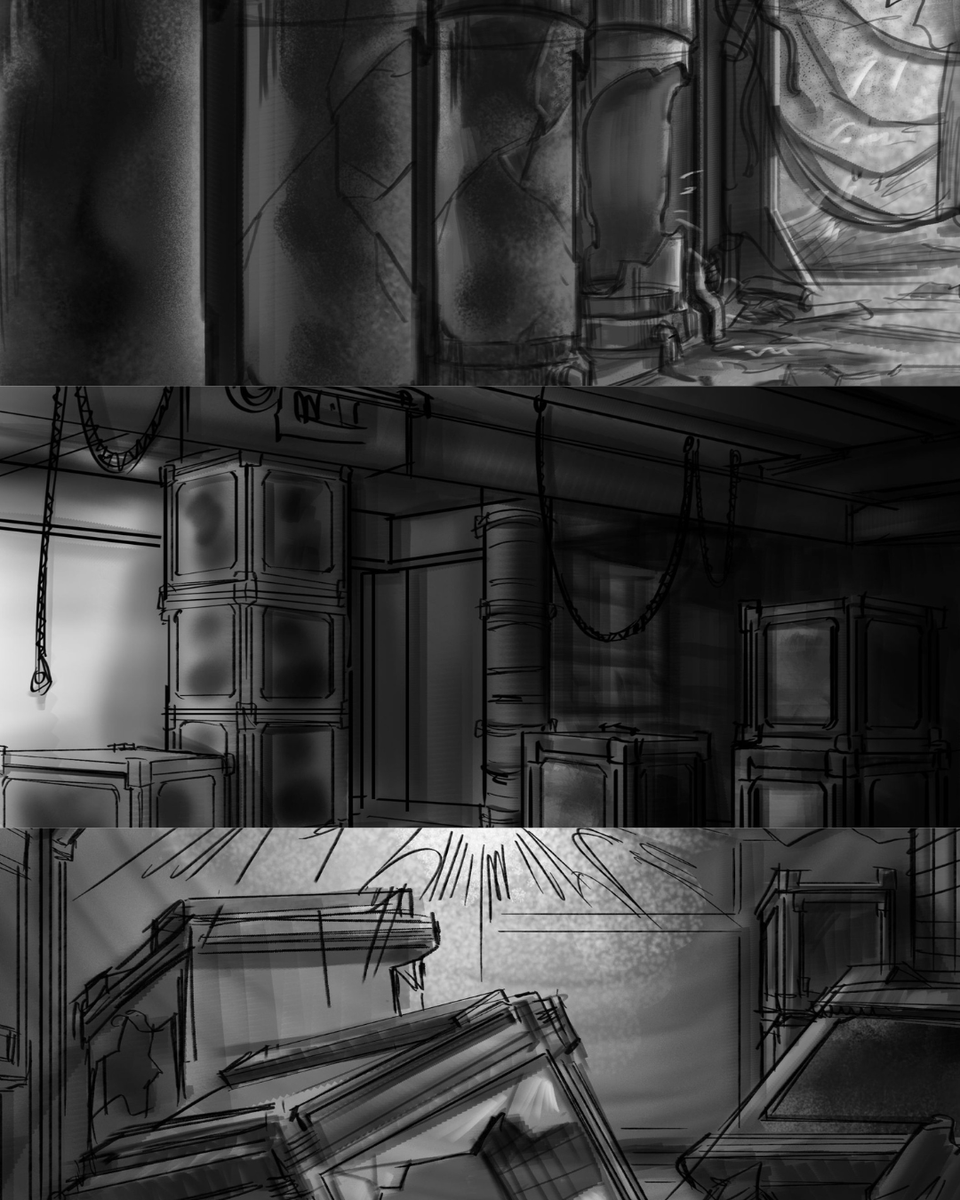 FamousFrames's tweet image. Famous Frames artist Jing Jing Cao translated the eerie world of FX’s Alien: Earth into these teaser trailer storyboards.
#alienearthfx #huluondisneyplus