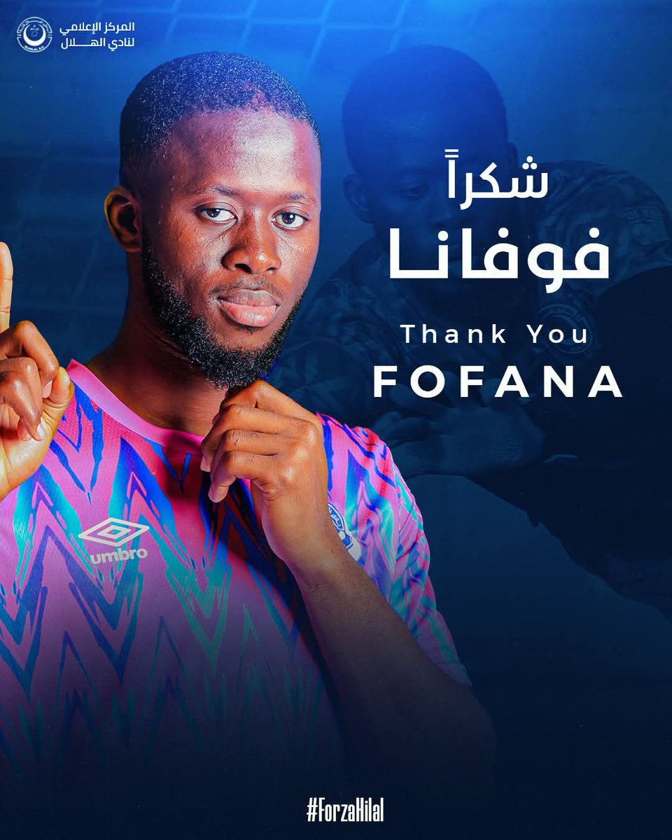 AlHilalSC_'s tweet photo. Thank you, Issa Fofana.

We wish you great success and fulfillment in your new journey with Azam FC, and may this next chapter bring you even greater achievements.🤝 https://t.co/50iLUadhws