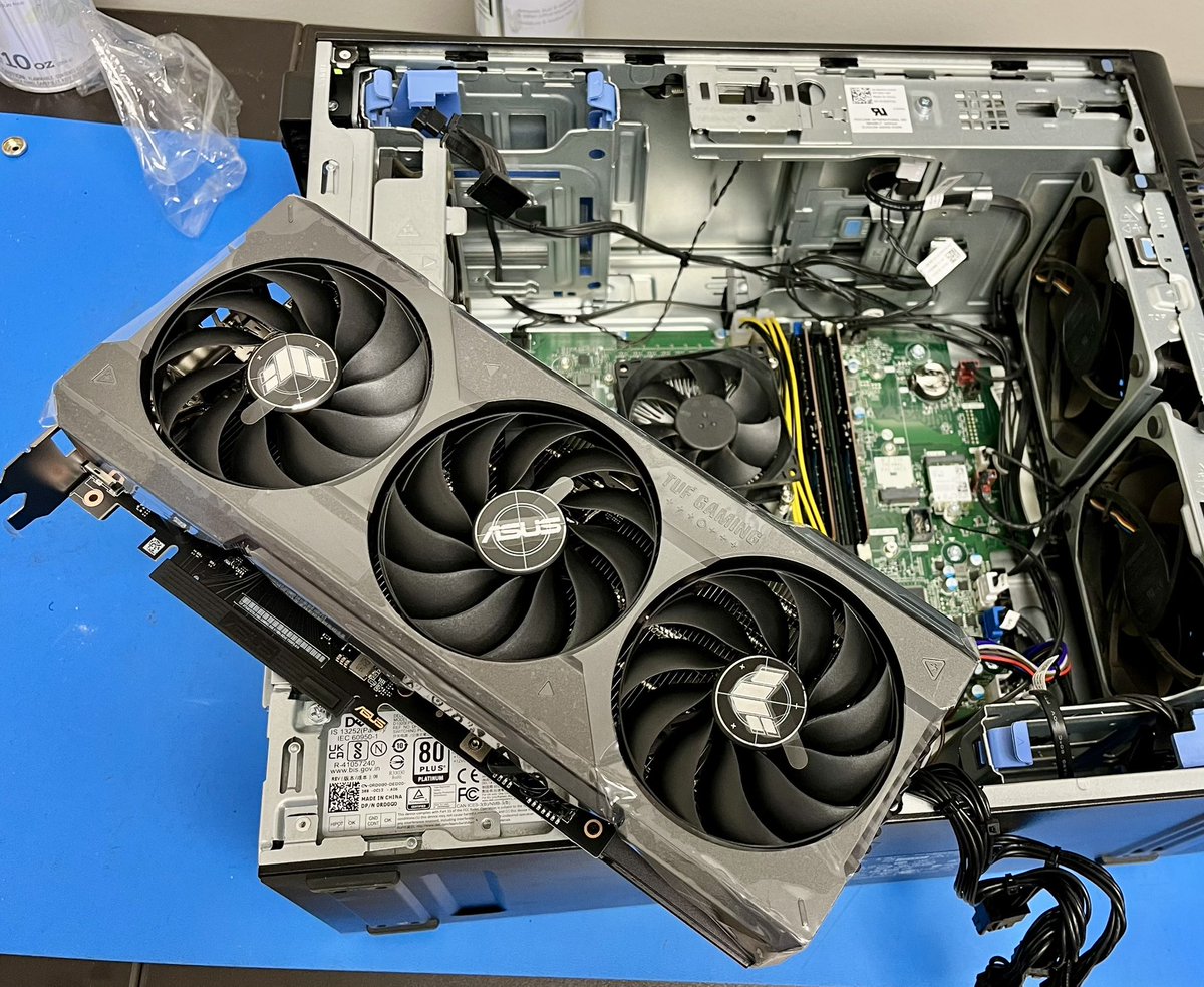 Just installed a new power supply and video for a client.