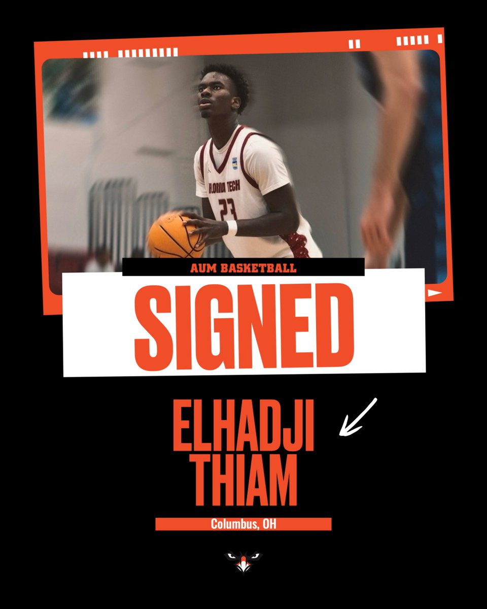 SIGNED ✅

Welcome to the Warhawk family, Elhadji Thiam!

#WeAreAUM